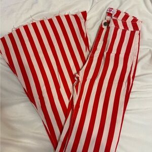 Buddy Love Candy Striped Flares